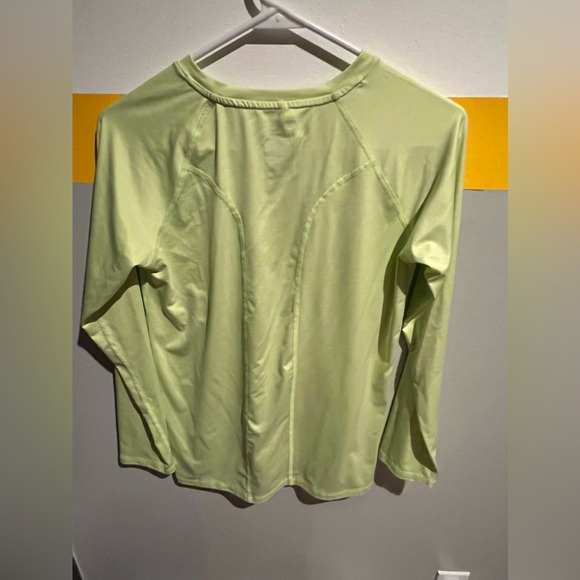 Boys All in Motion Long Sleeve Large 12/14 Neon Yellow - Picture 2 of 3